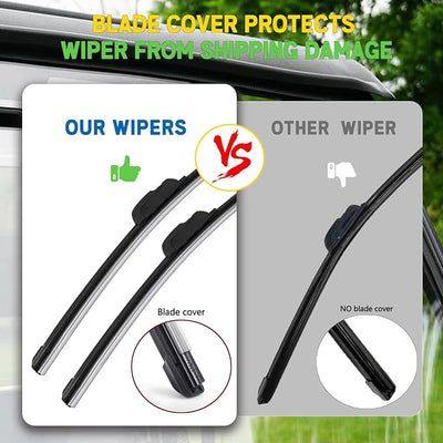 Xislet UTV Electric Windshield Wiper Kit Fit Polaris Ranger RZR Can Am | Kawasaki Honda Pioneer Golf Cart Tractor with 12V Motor/2pcs 16inch Blades/Instructions