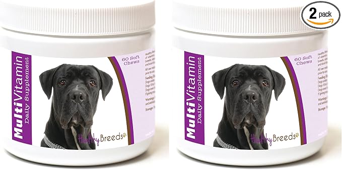 Cane Corso Multi-Vitamin Soft Chews 60 Count (Pack of 2)
