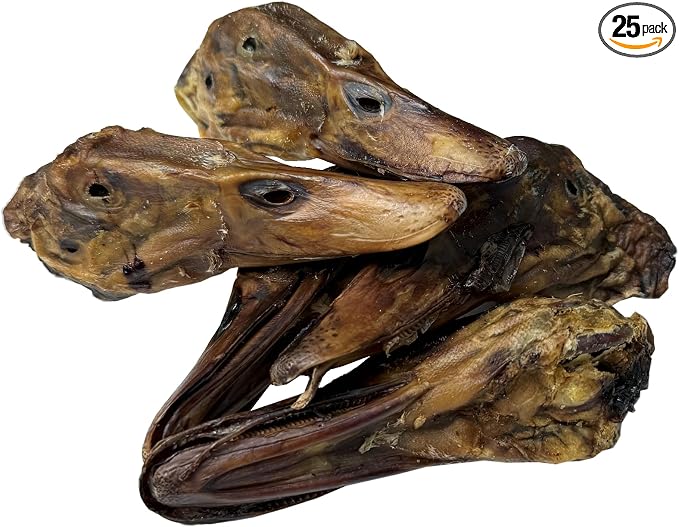 HDP Duck Head Dog Chew Flavor:Duck Size:Pack of 25