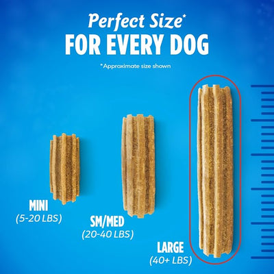 Purina DentaLife Daily Oral Care Large Dog Dental Chews Multipack - (Pack of 2) 30 ct. Pouches
