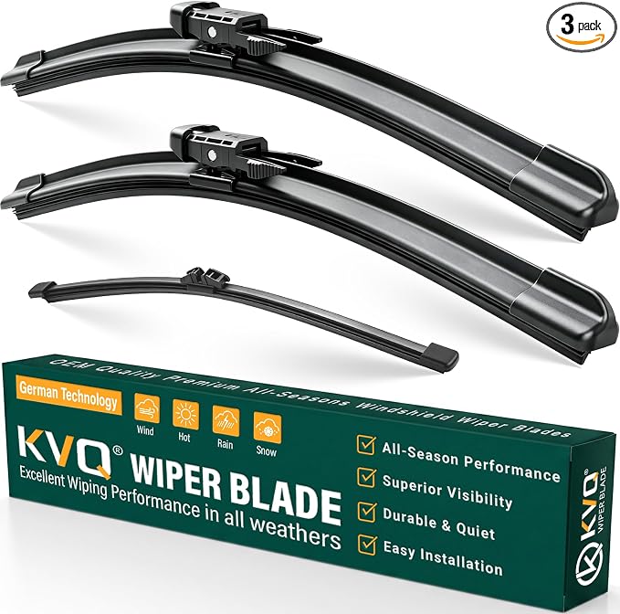 Windshield Wiper Blades Replacement for Ford Escape 2013 2014 2015 2016 2017 2018 2019,Original Equipment Replacement Front Rear Wiper Blade Set - 28" 28" 11" (Set of 3)