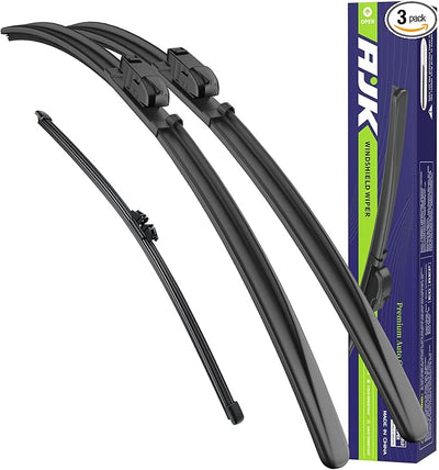 Front and Rear Wipers for BMW X3 2018-2024 BMW X3M 2020-2024 | Original Equipment Replacement Back Window Windshield Wipers, Vehicle Specific Fit, Pack of 3