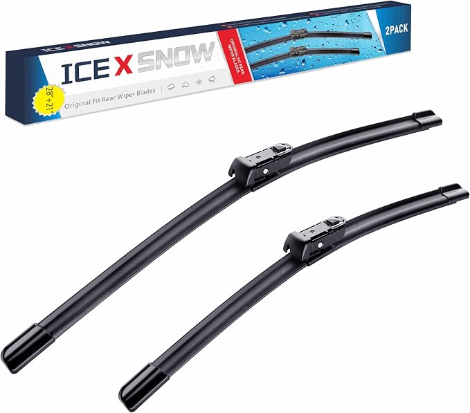 ICEXSNOW® 28"+21" Windshield Wiper Blades Replacement for 2015-2023 Ford Transit-150 /Transit-250/Transit-350/Transit-350 HD Automotive Replacement Windshield Wiper Blades,Top Lock