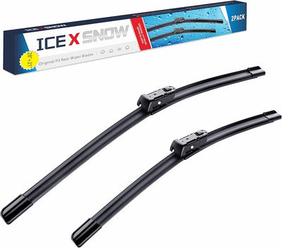 ICEXSNOW® 28"+21" Windshield Wiper Blades Replacement for 2015-2023 Ford Transit-150 /Transit-250/Transit-350/Transit-350 HD Automotive Replacement Windshield Wiper Blades,Top Lock