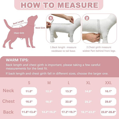 Recovery Suit for Dogs Cats, Dog Surgery Suit for Female Spay Male Neuter | Anti-Licking Dog Cone Alternative Onesie, Dog Surgical Recovery Suit After Abdominal Wounds, Pink, Medium