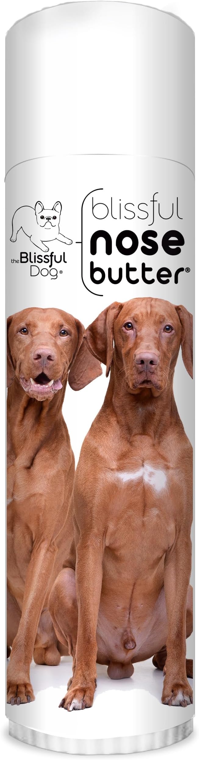 Vizsla Nose Butter for Dry, Cracked Skin, Lick-Safe Dog Nose Balm with Moisturizing Shea Butter, Almond, Olive, and Essential Oils, Pet Supplies, Uncented, 0.50 oz.