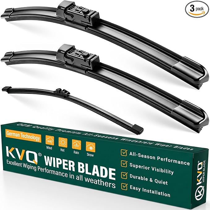 Windshield Wiper Blades Replacement for BMW X3 2018-2023, BMW X4 2019-2023, Original Equipment Replacement Front Rear Wiper Blade Set - 26" 20" 12" (Set of 3)