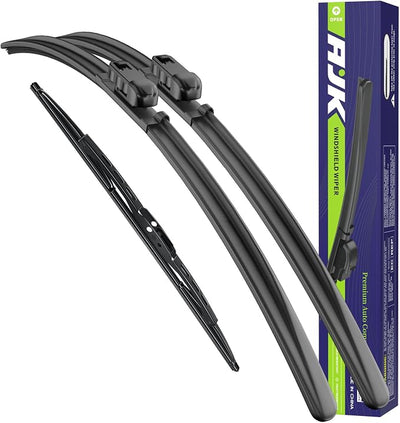 AJK Front Windshield Wipers for GMC Terrain 2010-2017 (24"+17"+11") | All-Weather OEM Quality Automotive Replacement Wiper Blades for My Car-Front and Rear Windows