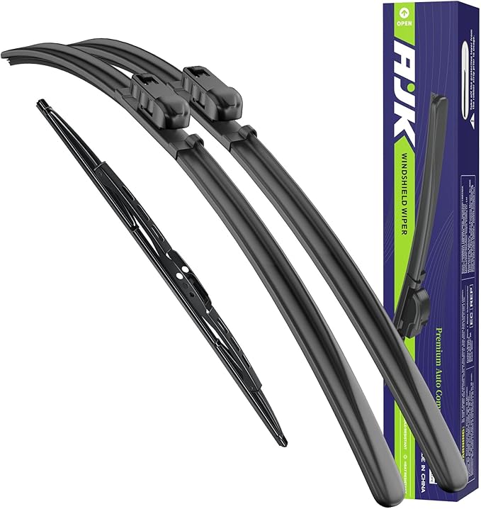 AJK Front Windshield Wipers for Cadillac Escalade 2021-2025 (22"+22"+12") | All-Weather OEM Quality Automotive Replacement Wiper Blades for My Car-Front and Rear Windows