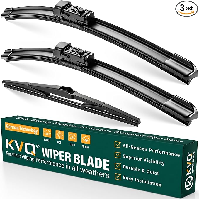 Windshield Wiper Blades Replacement for Toyota Prius 2016 2017 2018 2019 2020 2021 2022 Original Factory Quality Front Rear Wiper Blade Set - 28" 16" 16" (Set of 3)