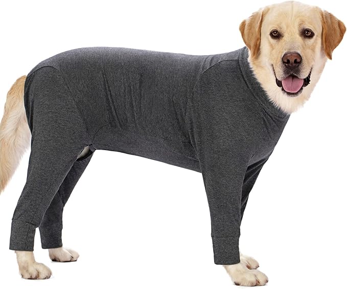 kzrfojy Dog Recovery Suit for Dogs After Surgery Female Male Medium Large Dog Neuter Spay Onesie for Shedding Prevent Licking Surgical Wound Dog Cone Alternative