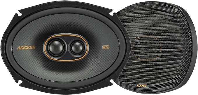 51KSC69304 KS-Series 6x9 3-Way Speakers with 1" and.75" tweeters, 4-Ohm, Pair