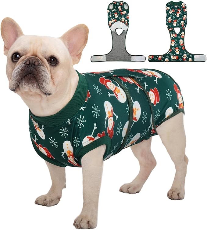 Dog Surgery Recovery Suit, Doggie Surgical Bodysuit for Female Male Dogs, Pet Anti Licking Shirt for Spay Neuter Dog Cone Alternative