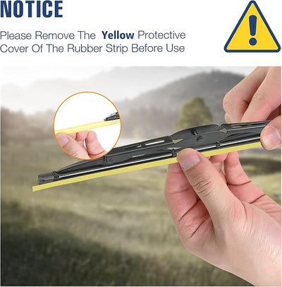 12" Rear Wiper Blade Replacement for Kia Sportage 2009-2005 Chevrolet Captiva Sport 2015-2012,Hyundai Tucson 2009-2005,Saturn Vue 10-08 Rear Windshield Wiper Blade(12-N)