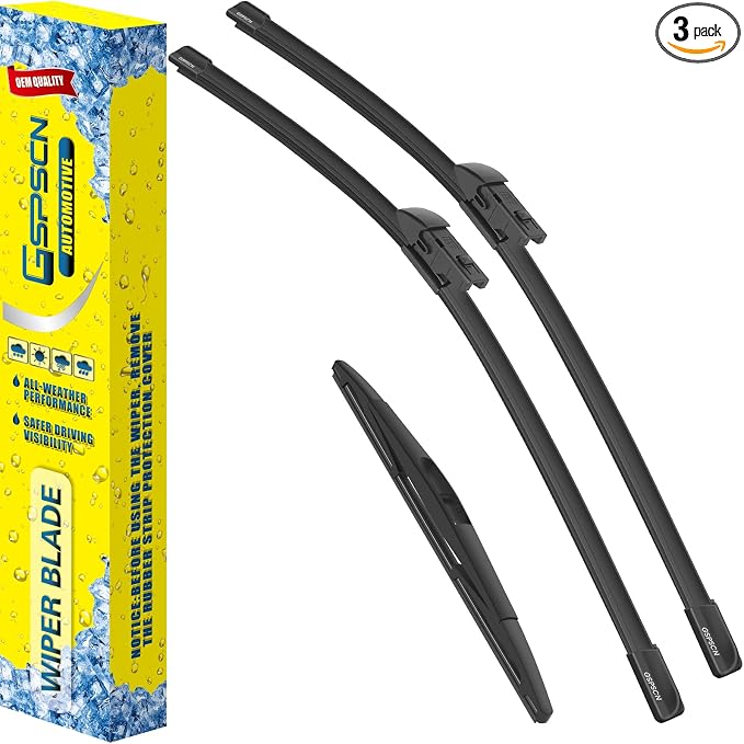 GSPSCN 3 Wipers Replacement For Subaru Ascent 2023 2022 2021 2020 2019，Original Equipment Windshield Wiper Blades Set 26"+20"+14" (Set of 3)