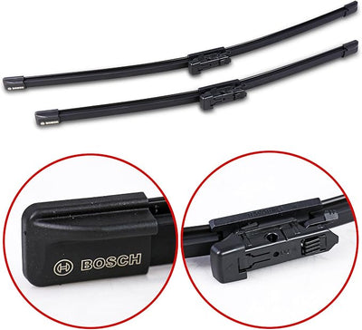 BOSCH 3397007696 AeroTwin Wiper Blade Combo Pack - Set of 2 (22" & 18") | Driver and Passenger Side Original Equipment Replacement Blades