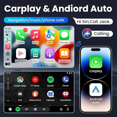 9 Inch IPS Touchscreen Car Stereo for Chevrolet Chevy Malibu 2013-2016 with Wireless CarPlay & Android Auto Support 5G WiFi Bluetooth 5.0 1080P Backup Camera SWC