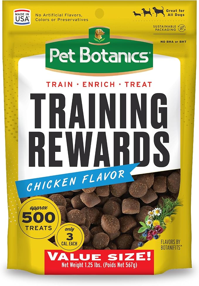 20 oz. Pouch Training Reward Soft & Chewy, Chicken Flavor, with 500 Treats Per Bag, The Choice of Top Trainers