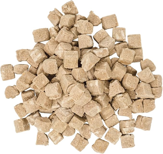 Freeze Dried Rabbit Treats for Dogs & Cats, USA Made - 1LB Bag 500+ Pcs, Single Ingredient Rabbit Bites - High Protein, Training Reward & Food Topper - Grain Free, Low Calorie Snack