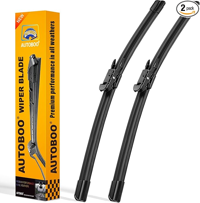 AUTOBOO 24"+21" Windshield Wipers Replacement for Chevrolet Traverse 2012-2017 GMC Acadia Buick Enclave 2005-2010 PONTIAC G6 2008-2011 Buick Lucerne-Original Factory Quality (Pack of 2)