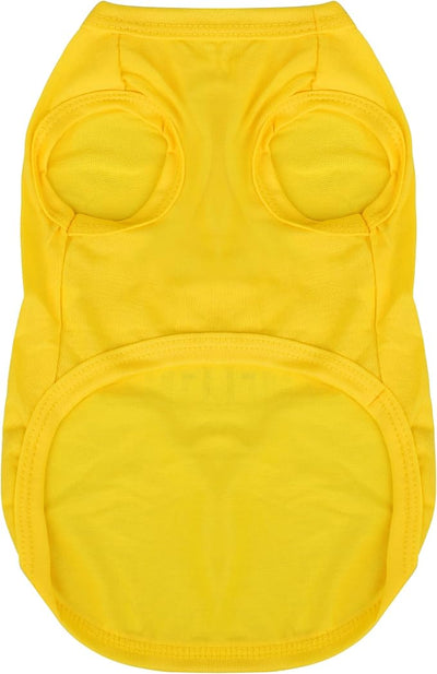 Expressive Pet Vest: Sleeveless Dog Shirt with 'I Love My Mommy' Slogan, Ideal for Chihuahuas, Poodles, Yorkies, and More - Adorable Design, Ultimate Comfort, Easy Maintenance! Yellow XX-Large