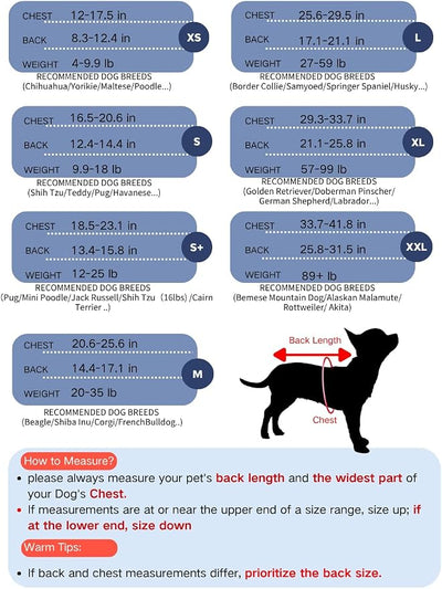 Soft Recovery Suit for Female/Male Dog Cat After Spay/Neuter Surgery, Bandana Set Included, E-Collar Cone Alternative Anti Licking Abdominal Wounds, Small Dogs Full Body Onesie, Pet Onesies Bodysuit
