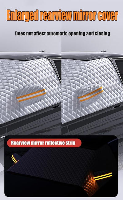 Magnetic Windshield Cover for Jeep Grand Cherokee All-Season Car Frost Protector & Sun Shade