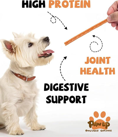 PAWUP Chicken Jerky Dog Treats with Sweet Potato, High Protein Dog Sticks, Grain-Free & Rawhide-Free Dog Chews, Easy to Digest, 10.58 oz