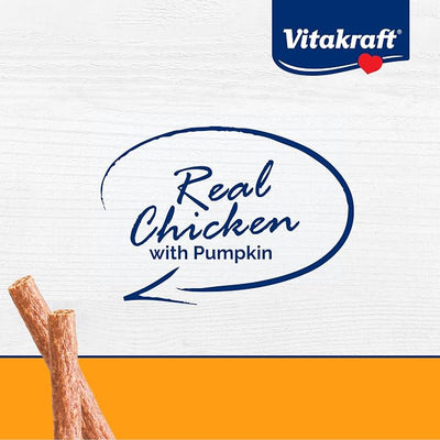 Vitakraft Treaties Dog Treat, Smoked Chicken Recipe with Pumpkin, Value-Pack, 16 Count