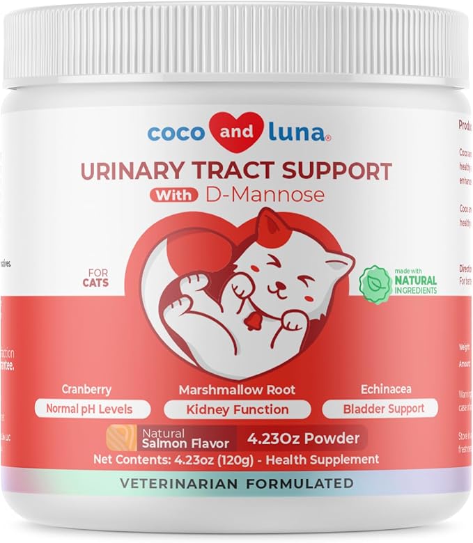 Cranberry for Cats Powder - UTI, Bladder Health & Incontinence | Cranberry powder for cats. Supports UTI relief, bladder health & urinary tract function. Helps with stones & incontinence.