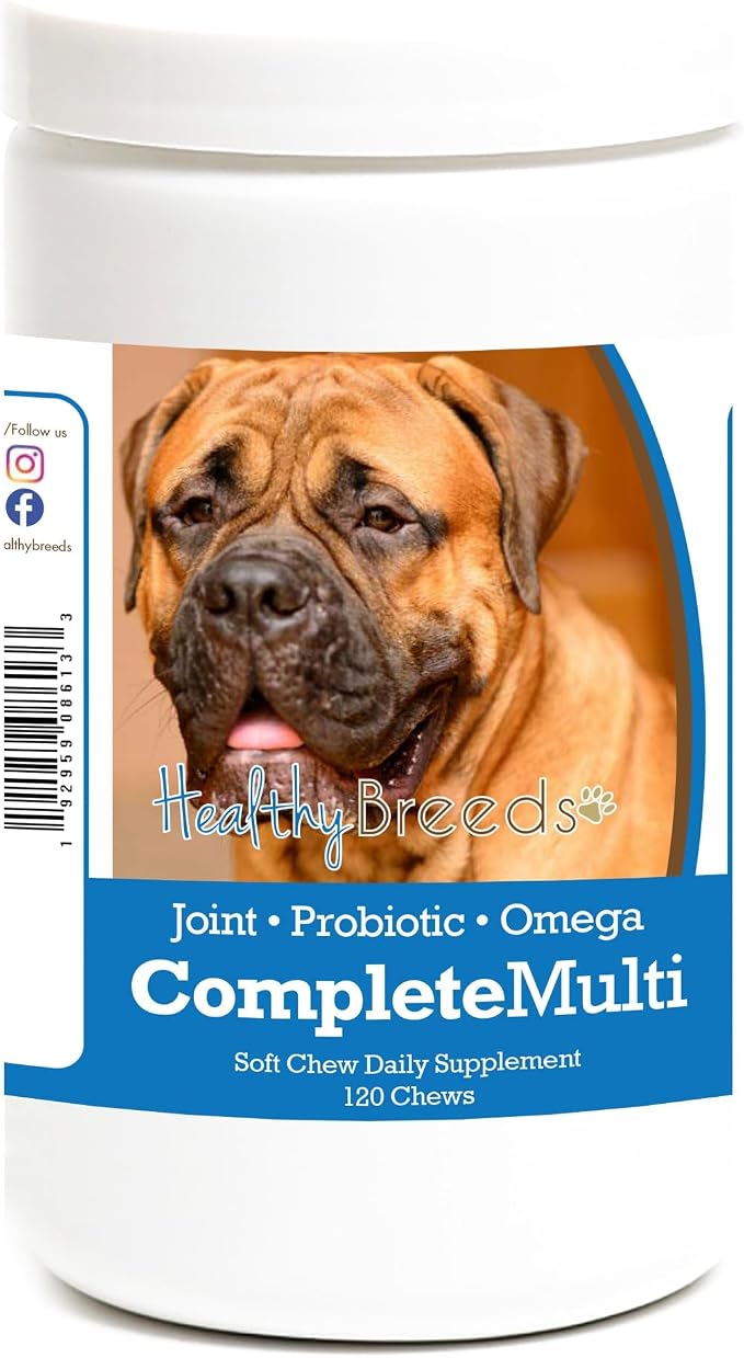 Bullmastiff All in One Multivitamin Soft Chew 120 Count