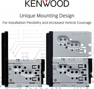 KENWOOD DMX5710S 6.8" Capacitive Touchscreen Digital Multimedia Receiver – Wireless Apple CarPlay, Android Auto, Bluetooth, iDatalink Maestro Ready