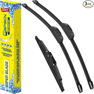 GSPSCN 3 Wipers For Chevrolet Traverse 2024-2018 /GMC Acadia 2023-2017,Premium Original Equipment Windshield Wiper Blades Set 24"+20"+10" (Set of 3)