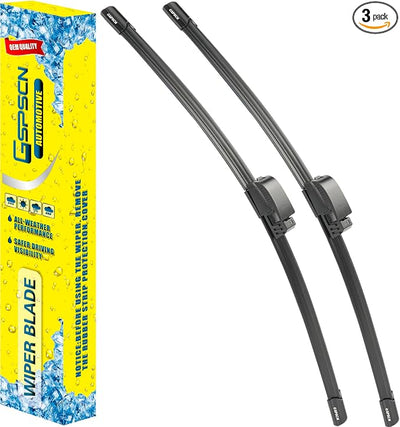 GSPSCN 2 Wipers For Audi A8 S8 2003-2009 /Mercedes-Benz C230 C240 C280 C320 C350 C55 CLK320 CLK350 CLK500 CLK550 CLK63 2008-2003,Original Equipment Windshield Wiper Blades 22"+22"