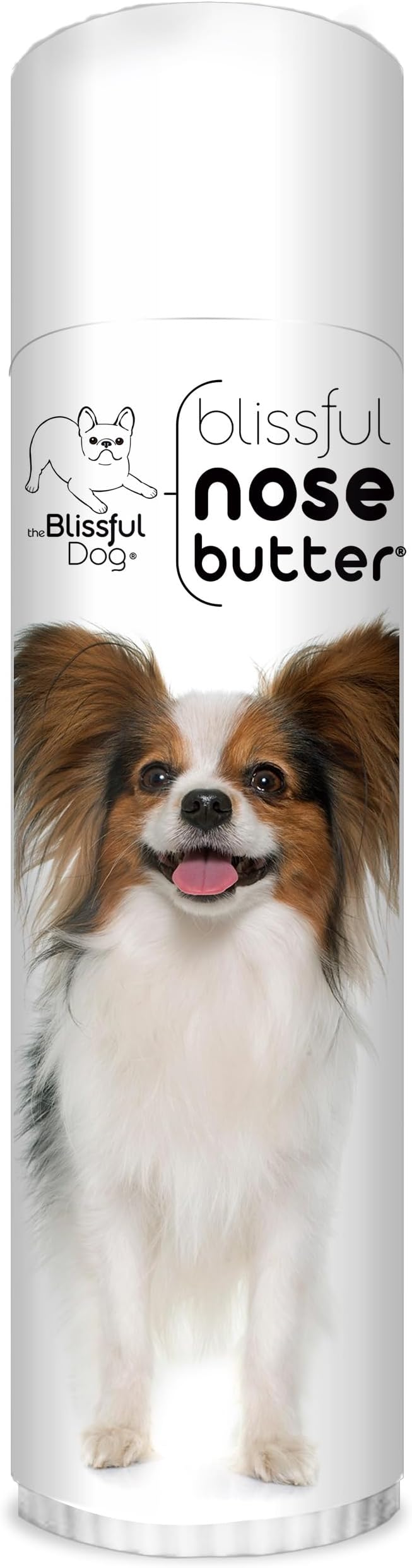 Papillon Nose Butter for Dry, Cracked Skin, Lick-Safe Dog Nose Balm with Moisturizing Shea Butter, Almond, Olive, and Essential Oils, Pet Supplies, Uncented, 0.50 oz.