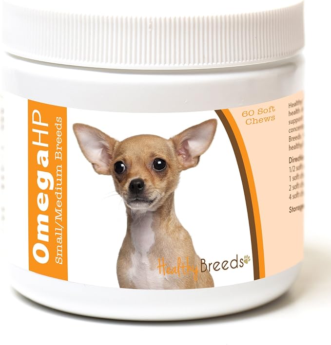 Chihuahua Omega HP Fatty Acid Skin and Coat Support Soft Chews 60 Count