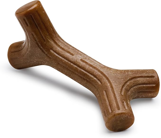 Bacon Stick Durable Dog Chew Toy for Aggressive Chewers, Real Bacon, Made in USA, Medium