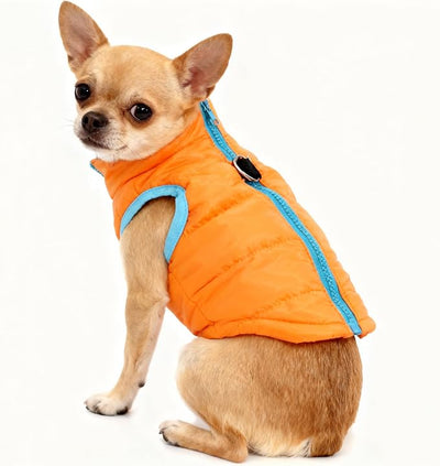 Winter Waterproof Windproof Vest Coat for Small Medium Dogs - Warm Jacket for Cold Weather (Not Suitable for Big Dogs) X-Pink XL
