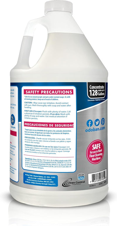 OdoBan Pet Solutions Oxy Stain Remover, Made in the USA, 2-Pack, 32 Ounce Sprays Each, and Neutral pH Floor Cleaner Concentrate, 1 Gallon