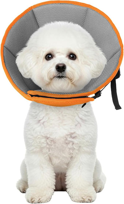 Dog Cone Collar After Surgery, Adjustable Soft Recovery Cone for Small Dogs to Stop Licking, Light-Weight Comfortable Elizabethan Collar for Dogs Anti-Bite Lick Protective Wound