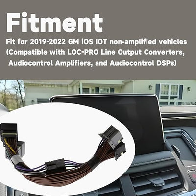 Integration T-Harness fit for GM iOS IOT Non Amplified Vehicles | Replace LPHGM72