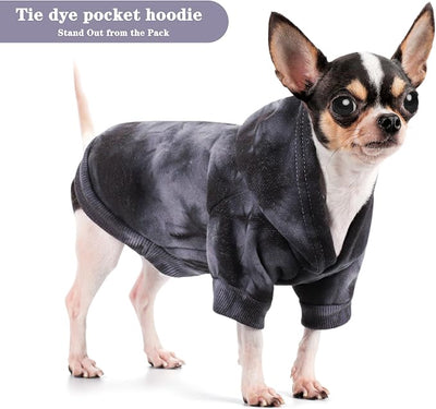Vibrant Dog Hoodie with Convenient Leash Hole – Stylish and Cozy Sweatshirt for Small, Medium, and Large Dogs, Perfect for Walks, Casual Outings, and Everyday Comfort.Purple XS