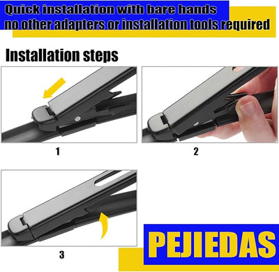 3 Replacement Wiper Blades For Lincoln Nautilus 2019-2024,MKX 2016 2017 2018, 24" + 18" + 11" Front and Rear Wiper Blades (Pack of 3)