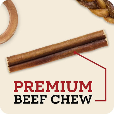 Redbarn Pet Products 12" Bully Sticks for Dogs, Case of 35