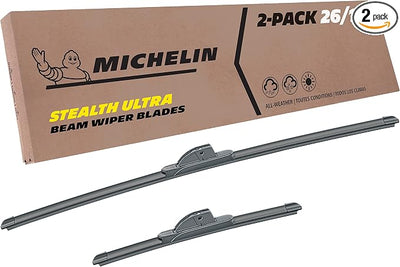 Michelin 19-2613SUBA Stealth Ultra Twin Pack 26 &13 inch Wiper Blade Fits Select Nissan, Hyundai, Buick, Chevrolet, Toyota, Suzuki, Scion, Fiat, Model Years (2 Pack)