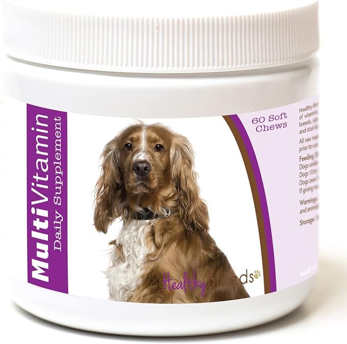 English Cocker Spaniel Multi-Vitamin Soft Chews 60 Count