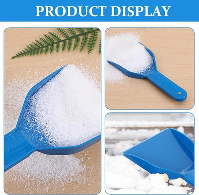 2pcs Plastic Ice Scraper and Snow Shovel Set for Kitchen and Freezer Compact Ice Scoop with Sturdy Pp Material for Efficient Snow Removal and Cleaning at Home