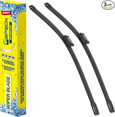 GSPSCN 2 Wipers For Toyota Tundra 2022-2025 Sequoia 2023-2025丨 Mercedes-Ben C250 C63 CLS400 CLS500 CLS550 CLS63 E250 E350 E400 E550 E63 2016-2014,Original Equipment Windshield Wiper Blades 24"+24"