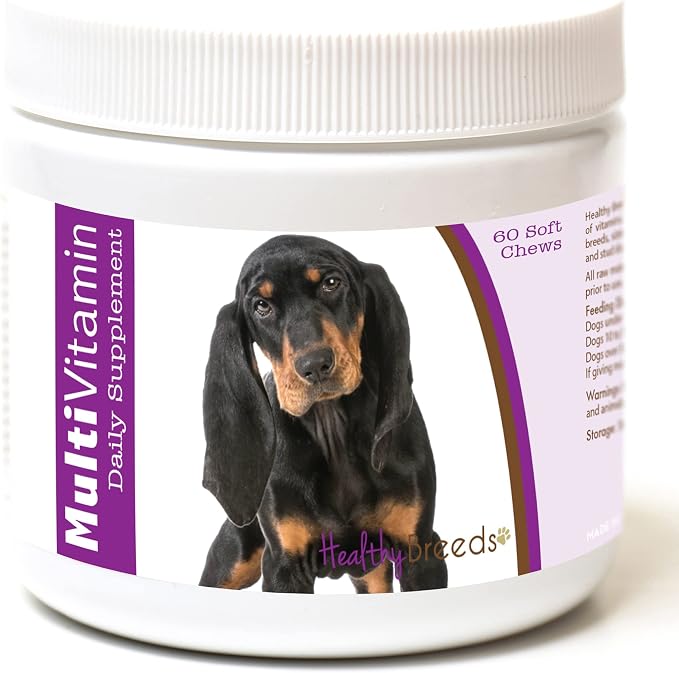 Black and Tan Coonhound Multi-Vitamin Soft Chews 60 Count