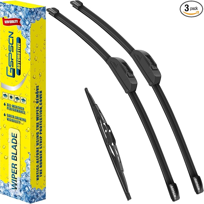 GSPSCN 3 Wipers For Chevrolet Blazer 2023-2019 / GMC Terrain 2021-2018 /Buick Envision 2020-2016，Original Equipment Windshield Wiper Blades 24"+18"+12" (Set of 3)